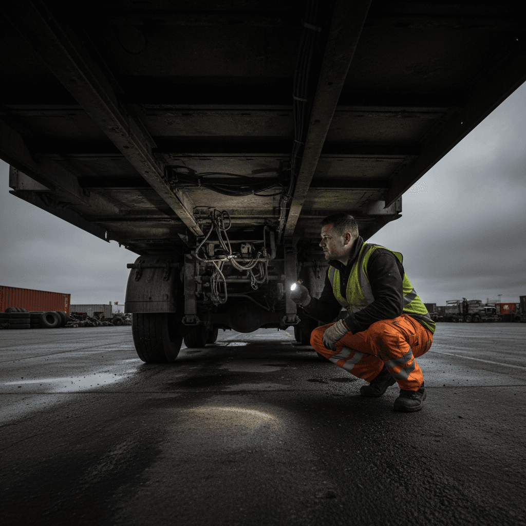 Commercial truck and trailer maintenance work in Banning